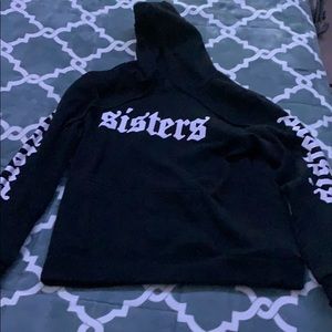 james charles black sisters hoodie Size-AS